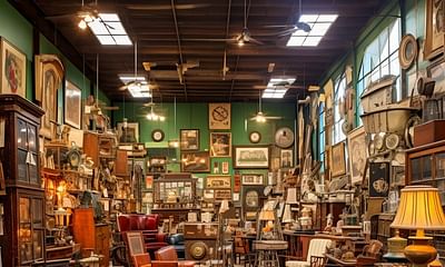 What are some popular antique stores in New Orleans, Louisiana?