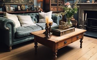 What are some unique ways to display antique items in a modern home?