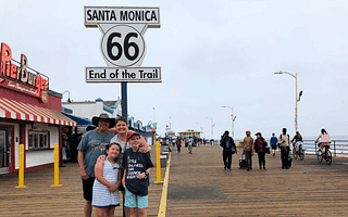 What is the west end of Route 66?