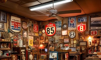 What unique antique items have been discovered at Route 66 West?